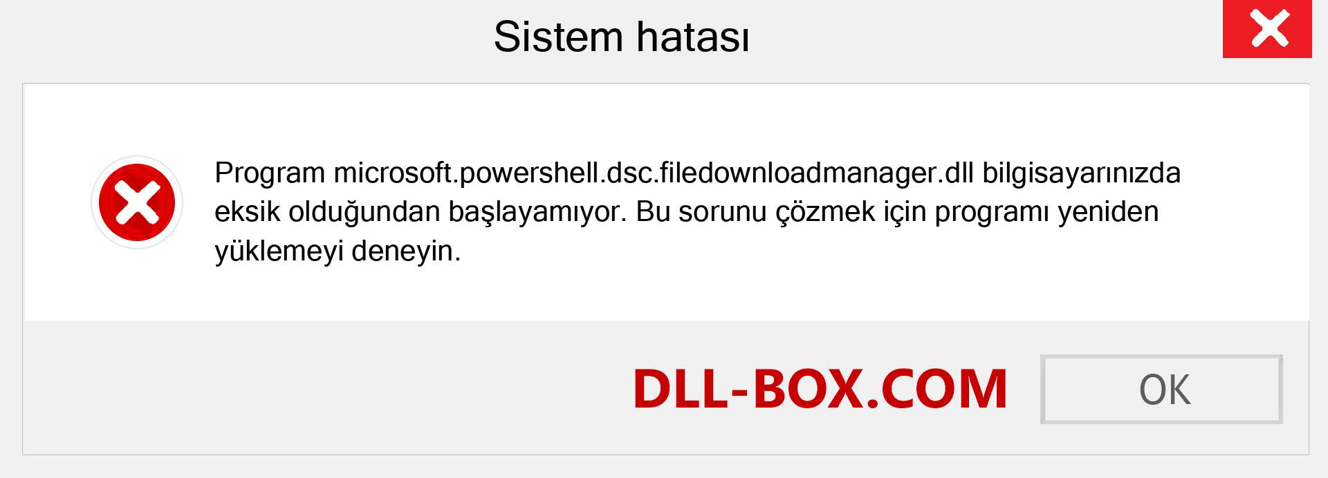 microsoft.powershell.dsc.filedownloadmanager.dll dosyası eksik mi? Windows 7, 8, 10 için İndirin - Windows'ta microsoft.powershell.dsc.filedownloadmanager dll Eksik Hatasını Düzeltin, fotoğraflar, resimler